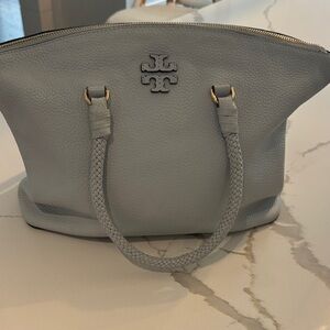 Tory Burch Light Gray Tote Bag